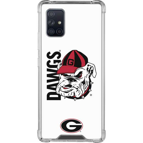 University of Georgia Dawgs Galaxy A71 5G Clear Case