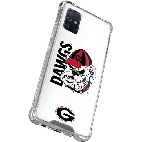 University of Georgia Dawgs Galaxy A71 5G Clear Case