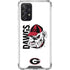 University of Georgia Dawgs Galaxy A72 5G Clear Case
