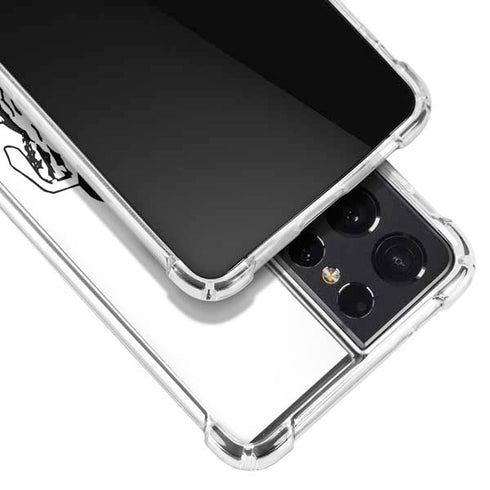 University of Georgia Dawgs Galaxy S21 Ultra 5G Clear Case