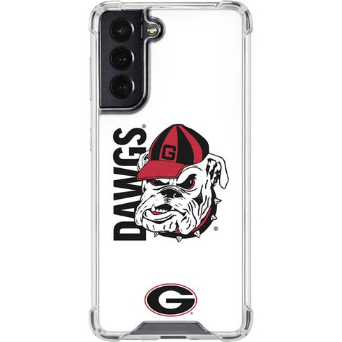 University of Georgia Dawgs Galaxy S22 Clear Case