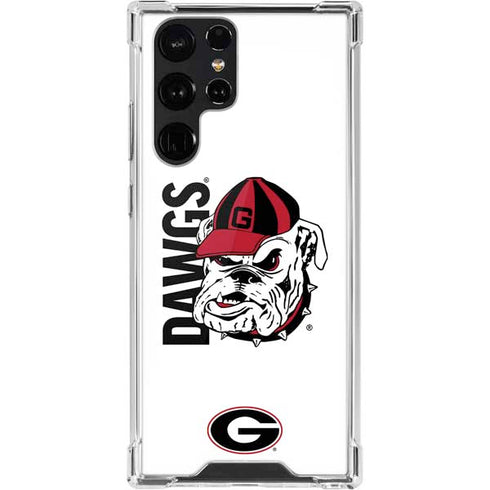 University of Georgia Dawgs Galaxy S22 Ultra Clear Case