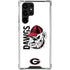 University of Georgia Dawgs Galaxy S22 Ultra Clear Case
