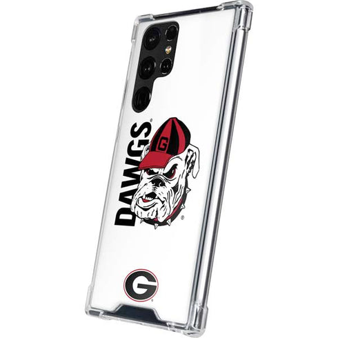 University of Georgia Dawgs Galaxy S22 Ultra Clear Case