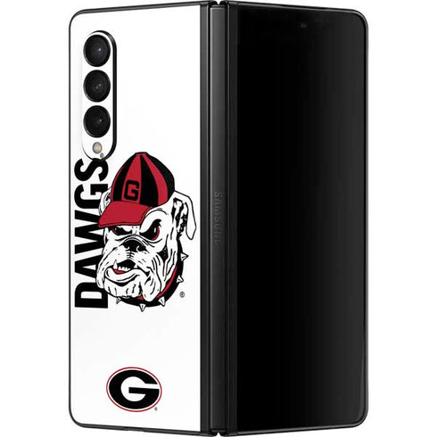 University of Georgia Dawgs Galaxy Z Fold3 5G Skin