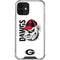 University of Georgia Dawgs iPhone 12 Mini Clear Case
