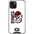 University of Georgia Dawgs iPhone 13 Mini Clear Case