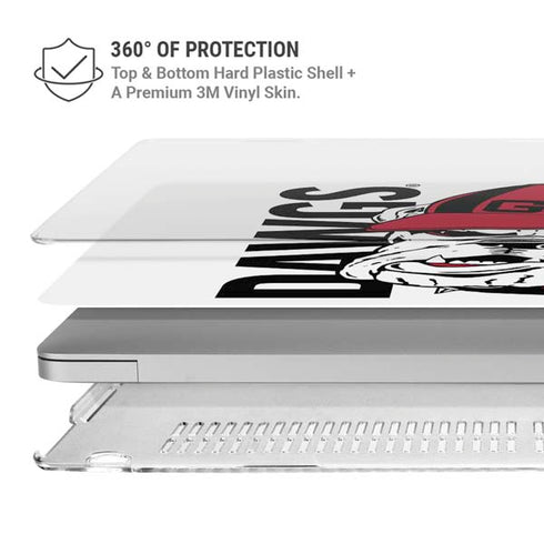University of Georgia Dawgs MacBook Air 13in M1 (2021) Case plus Skin