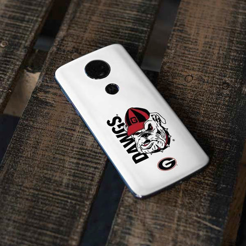 University of Georgia Dawgs Moto E5 Plus Skin