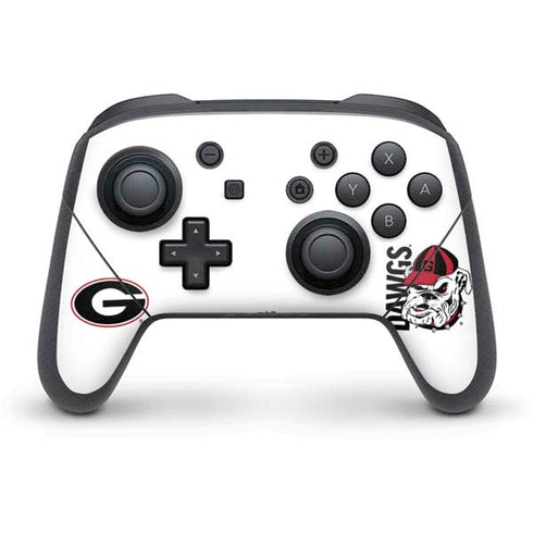 University of Georgia Dawgs Nintendo Switch Pro Controller Skin