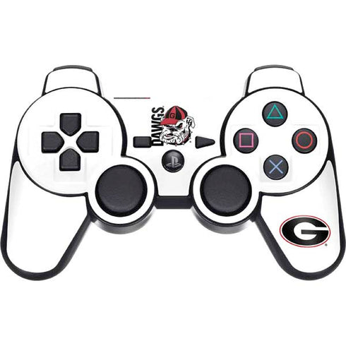 University of Georgia Dawgs PS3 Dual Shock wireless controller Skin