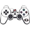 University of Georgia Dawgs PS3 Dual Shock wireless controller Skin