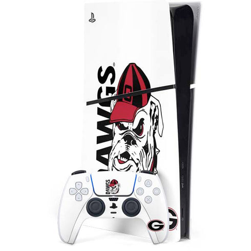 University of Georgia Dawgs PS5 Slim Digital Edition Bundle Skin