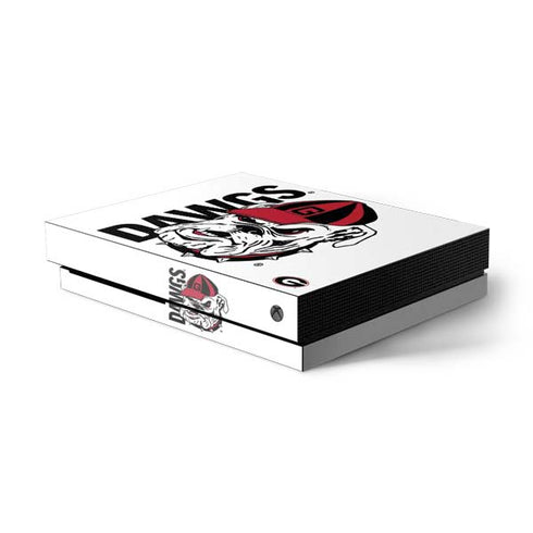 University of Georgia Dawgs Xbox One X Console Skin