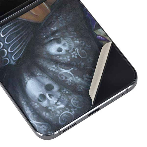Day of the Dead Gothic Skull Fairy by Jasmine Becket-Griffith Galaxy Z Flip5 5G Skin