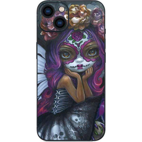 Day of the Dead Gothic Skull Fairy by Jasmine Becket-Griffith iPhone 15 Skin