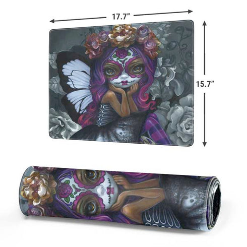 Day of the Dead Gothic Skull Fairy by Jasmine Becket-Griffith Gaming Mouse Pad
