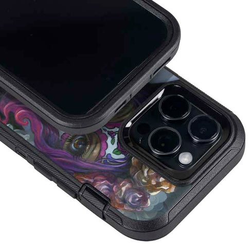 Day of the Dead Gothic Skull Fairy by Jasmine Becket-Griffith Otterbox Defender iPhone Skin