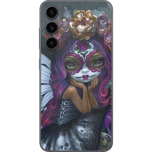 Day of the Dead Gothic Skull Fairy by Jasmine Becket-Griffith Galaxy S23 FE Skin