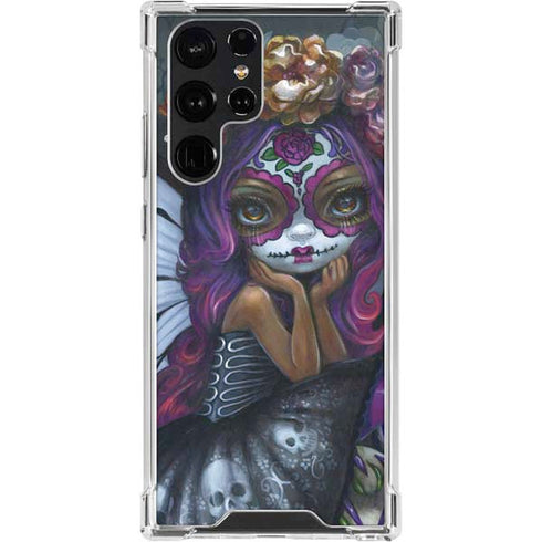 Day of the Dead Gothic Skull Fairy by Jasmine Becket-Griffith Galaxy S24 Ultra Clear Case