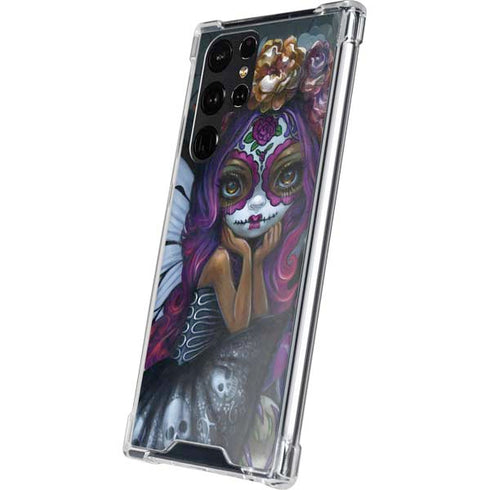 Day of the Dead Gothic Skull Fairy by Jasmine Becket-Griffith Galaxy S24 Ultra Clear Case
