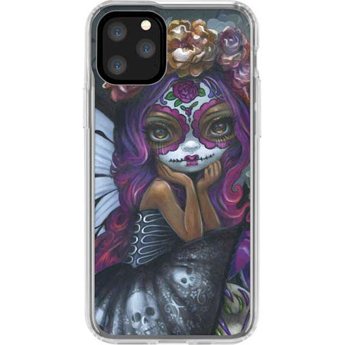 Day of the Dead Gothic Skull Fairy by Jasmine Becket-Griffith iPhone 11 Pro Clear Case