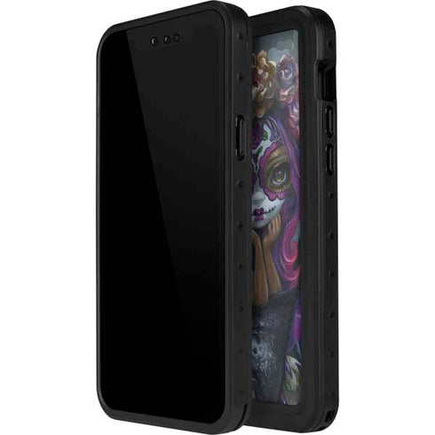 Day of the Dead Gothic Skull Fairy by Jasmine Becket-Griffith iPhone 15 Waterproof Case