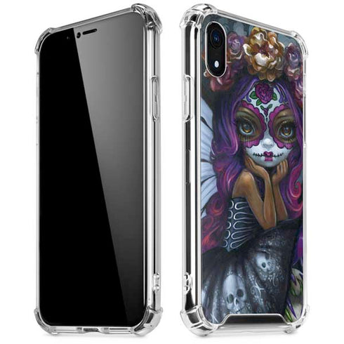 Day of the Dead Gothic Skull Fairy by Jasmine Becket-Griffith iPhone XR Clear Case
