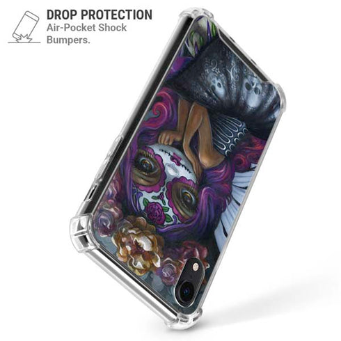 Day of the Dead Gothic Skull Fairy by Jasmine Becket-Griffith iPhone XR Clear Case