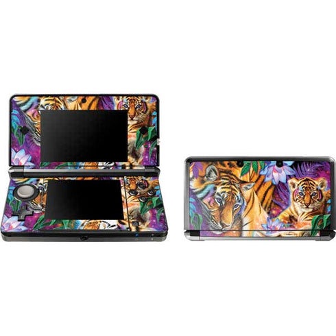 Daydream Galaxy Tigers by Sheena Pike 3DS (2011) Skin