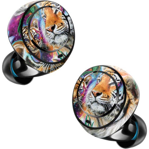 Daydream Galaxy Tigers by Sheena Pike Amazon Echo Buds Skin