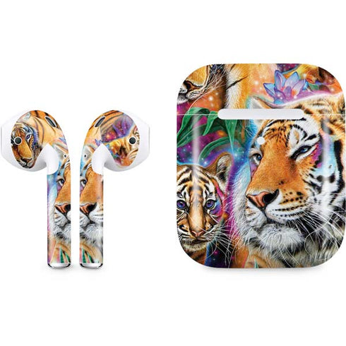 Daydream Galaxy Tigers by Sheena Pike Apple AirPods 2 Skin