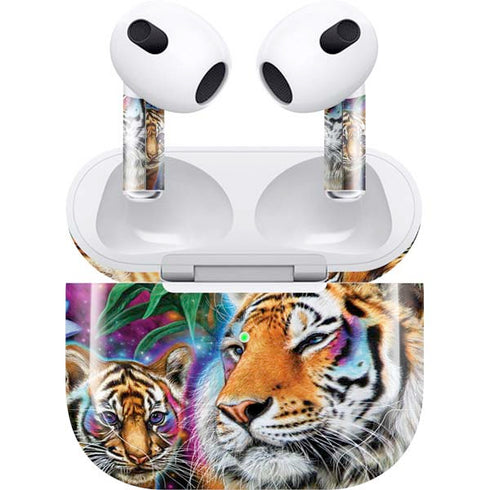 Daydream Galaxy Tigers by Sheena Pike Apple AirPods (3rd Gen 2021) Skin