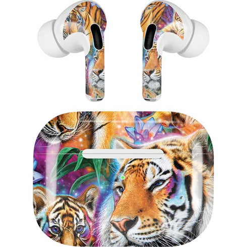 Daydream Galaxy Tigers by Sheena Pike Apple AirPods Pro Skin
