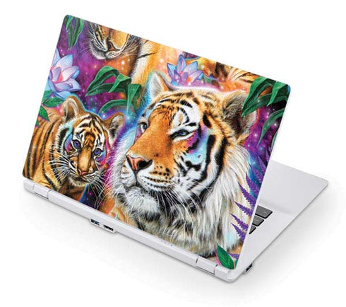 Daydream Galaxy Tigers by Sheena Pike Acer Chromebook Skin