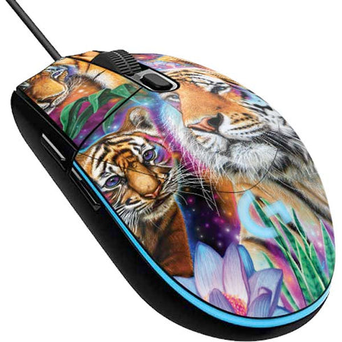Daydream Galaxy Tigers by Sheena Pike G203 Prodigy RGB Wired Gaming Mouse Skin