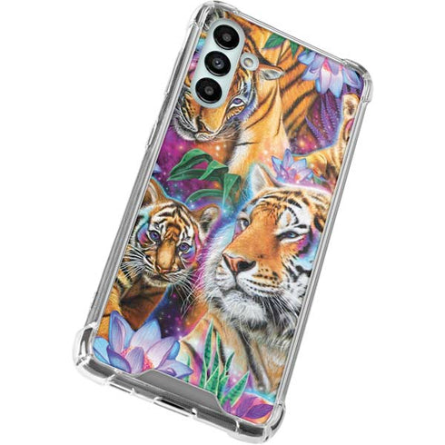 Daydream Galaxy Tigers by Sheena Pike Galaxy A13 5G Clear Case
