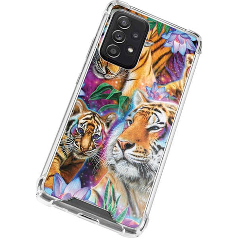 Daydream Galaxy Tigers by Sheena Pike Galaxy A52 5G Clear Case