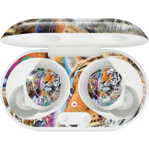 Daydream Galaxy Tigers by Sheena Pike Galaxy Buds Plus Skin