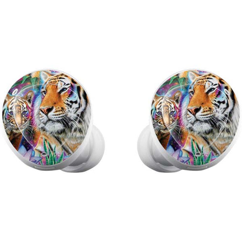 Daydream Galaxy Tigers by Sheena Pike Galaxy Buds Plus Skin