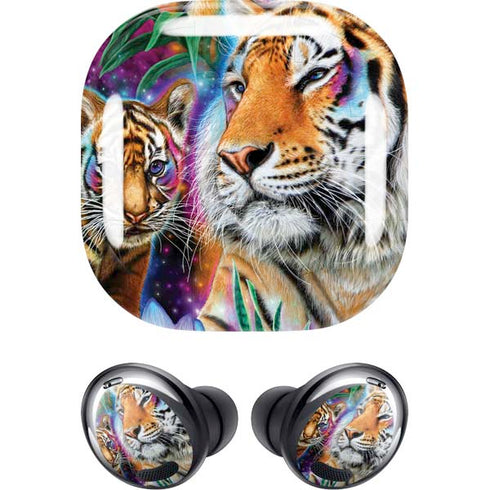Daydream Galaxy Tigers by Sheena Pike Galaxy Buds Pro Skin