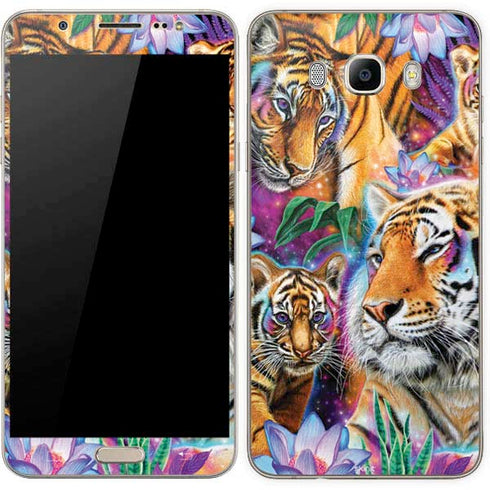 Daydream Galaxy Tigers by Sheena Pike Galaxy J7 Skin