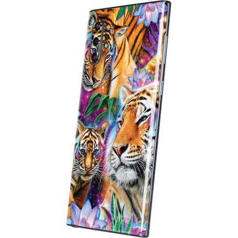 Daydream Galaxy Tigers by Sheena Pike Galaxy Note 10 Plus Skin
