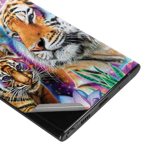 Daydream Galaxy Tigers by Sheena Pike Galaxy Note 10 Plus Skin