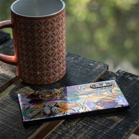 Daydream Galaxy Tigers by Sheena Pike Galaxy Note 10 Plus Skin