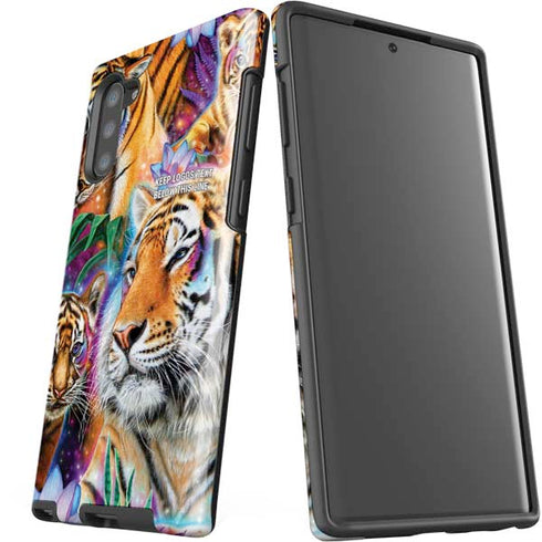 Daydream Galaxy Tigers by Sheena Pike Galaxy Note 10 Pro Case
