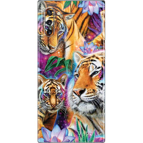 Daydream Galaxy Tigers by Sheena Pike Galaxy Note 10 Skin