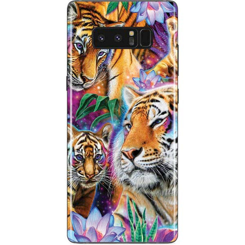 Daydream Galaxy Tigers by Sheena Pike Galaxy Note 8 Skin
