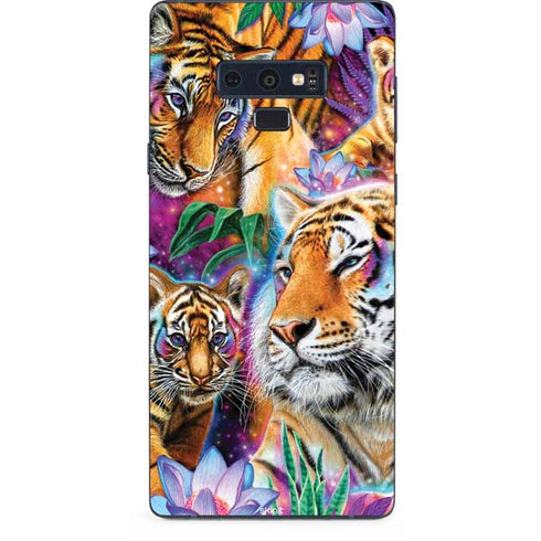 Daydream Galaxy Tigers by Sheena Pike Galaxy Note 9 Skin