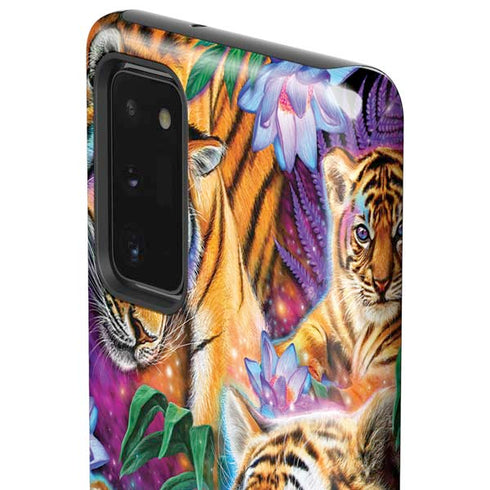 Daydream Galaxy Tigers by Sheena Pike Galaxy Note20 5G Pro Case